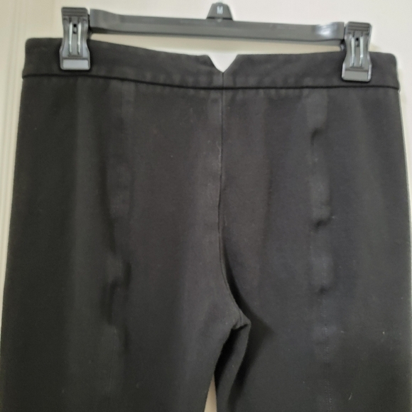 BCBGMaxAzria Size M Washed Black Stretch Leggings / Pants - Picture 6 of 15